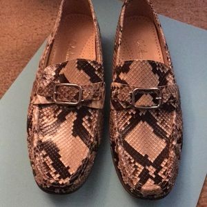 Cole Haan python loafer- size 10